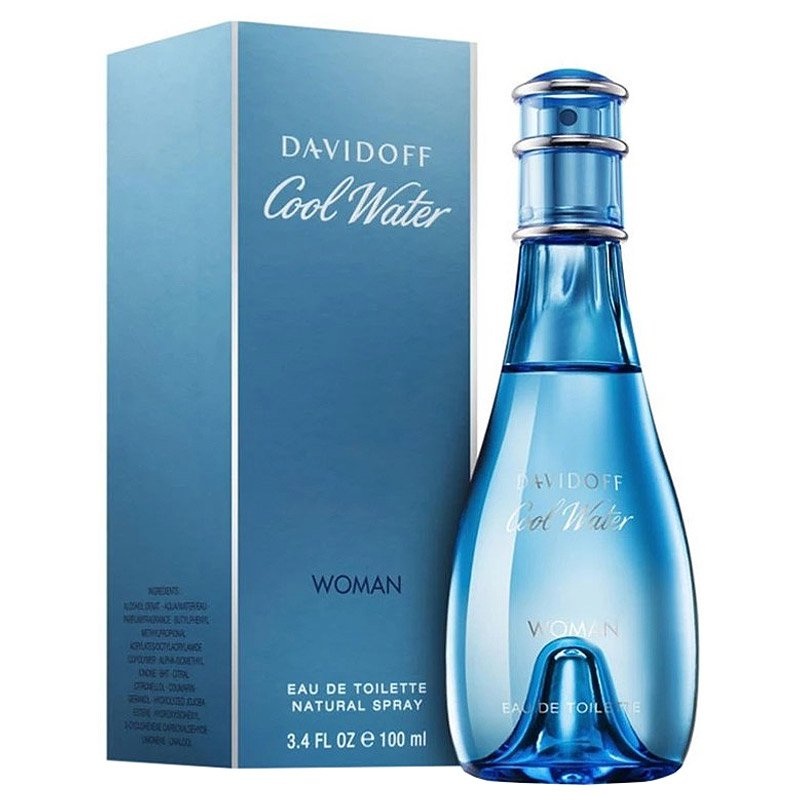 ادو تویلت زنانه داویدف مدل Cool Water حجم 100 میل