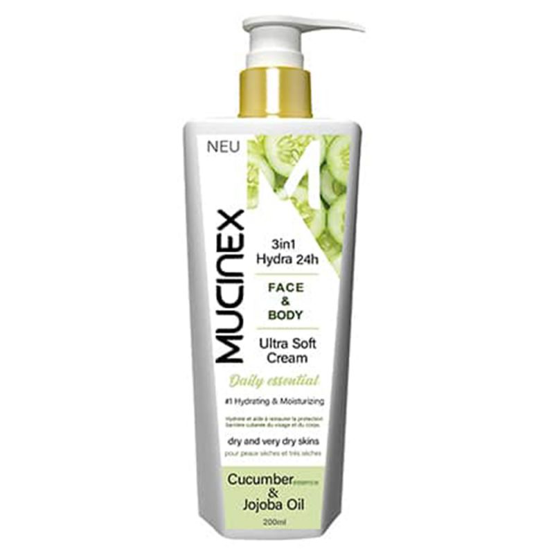 کرم مرطوب کننده ماسینکس مدل Cucumber & Jojoba Oil حجم 200 میل