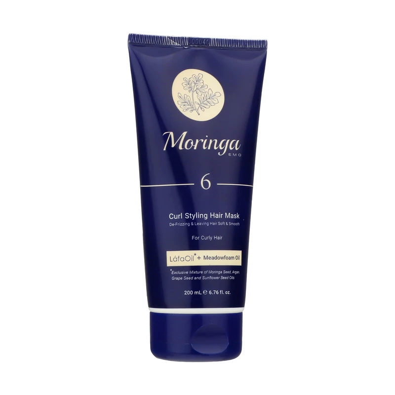 ماسک حالت دهنده موی فر مورینگا امو مناسب مو فر کد 6 حجم 200 میل