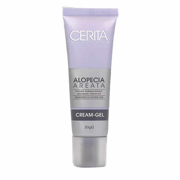 ژل کرم درمان ریزش سکه ای موی سریتا مدل Alopecia Areata وزن 30 گرم