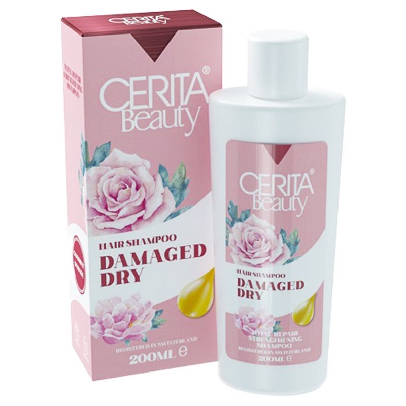 شامپو سریتا بیوتی مناسب موهای خشک و آسیب دیده حجم 200 میل