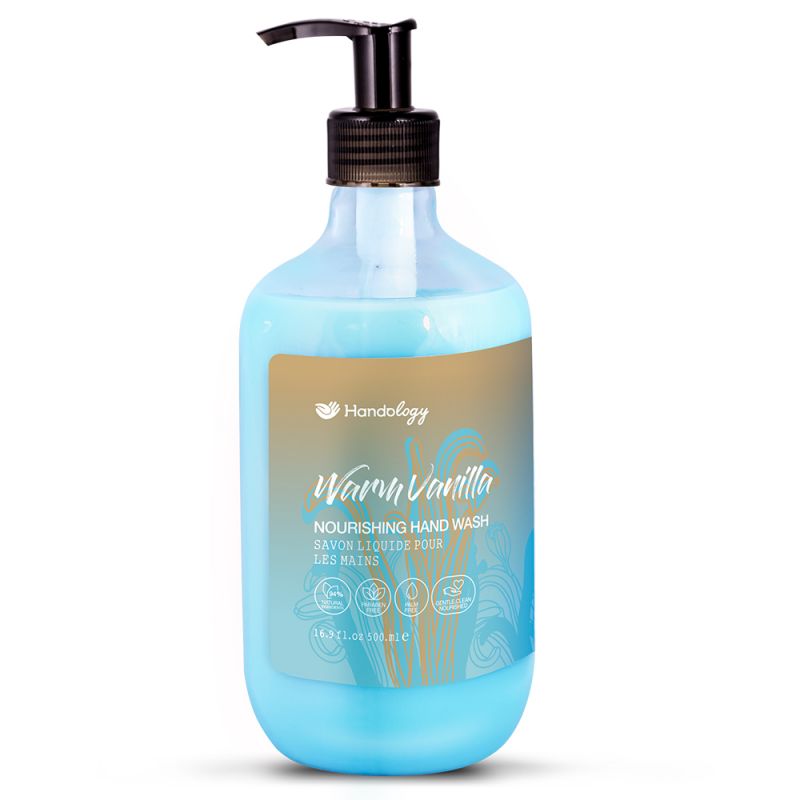 مایع دستشویی کرمی هندولوژی مدل Vanilla حجم 500 میل