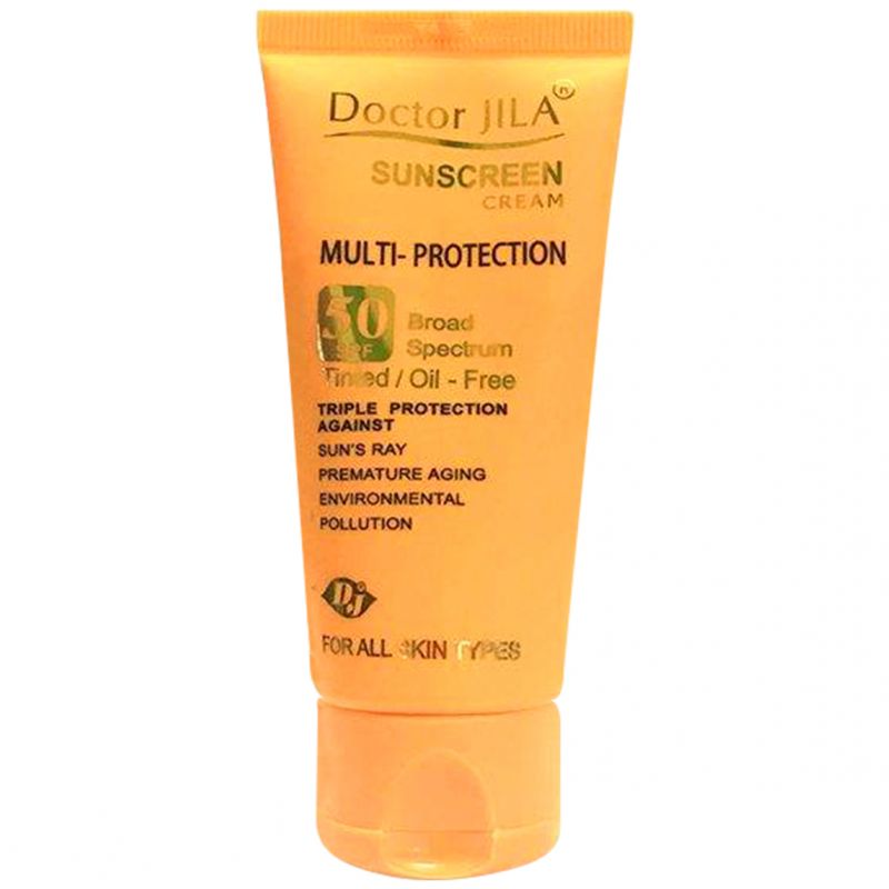 کرم ضد آفتاب دکتر ژیلا مدل multi-protection حجم 50 گرم