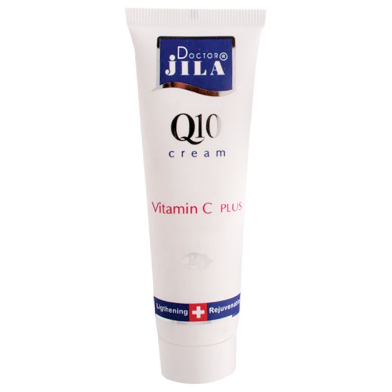 کرم جوان کننده و روشن کننده Q10 و ویتامین C دکتر ژیلا 50 گرم