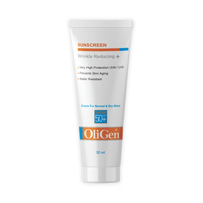 کرم ضدآفتاب و ضدچروک رنگی SPF50 الی‌ژن پوست خشک‌و‌معمولی 50 میل