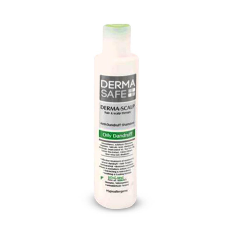 شامپو ضد شوره درماسیف سری درما اسکالپ مدل Oily Dandruff حجم ۲۰۰ میل