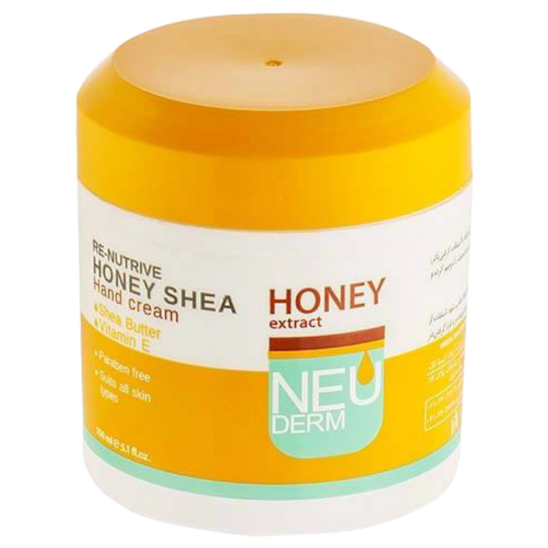کرم دست نئودرم مدل Honey Shea حجم 150 میل