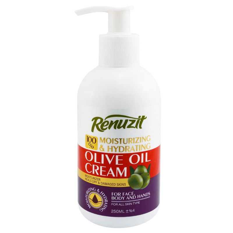 کرم مرطوب کننده رینوزیت مدل OLIVE OIL حجم 250 میل