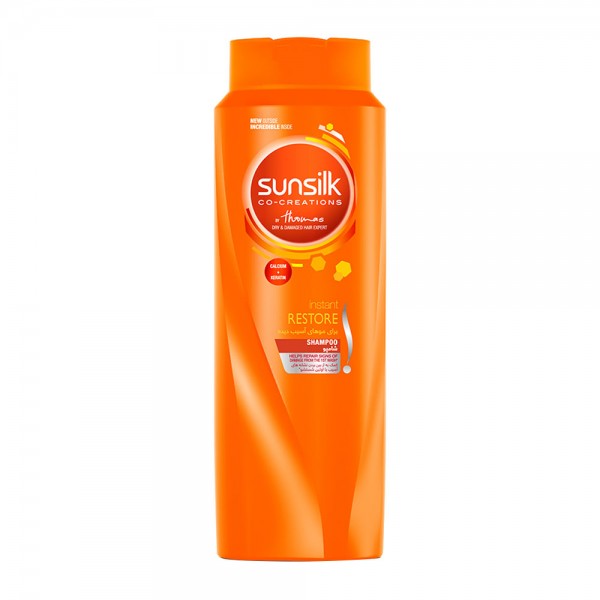 شامپو Instant Restore مناسب موهای آسیب دیده سان سیلک 600 میل