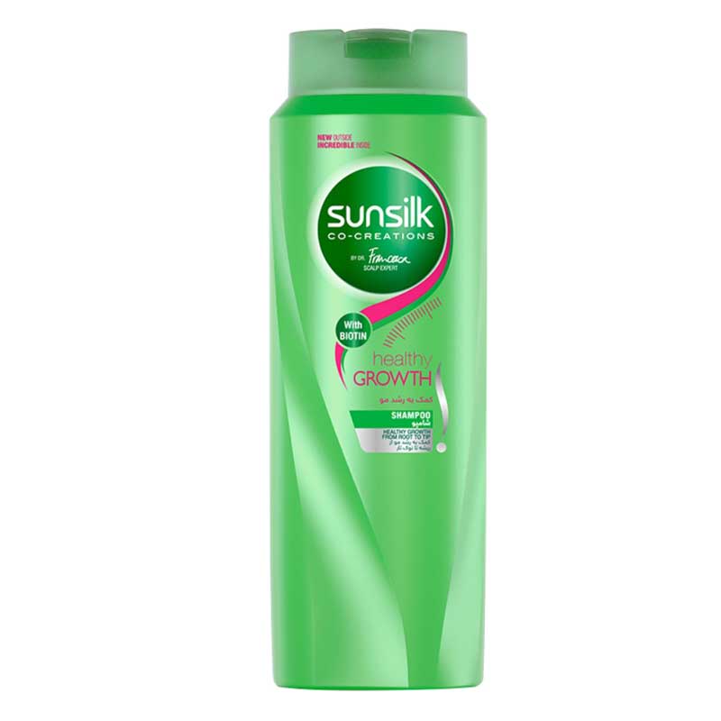 شامپو مو سانسیلک مدل Healthy Growth حجم 600 میل