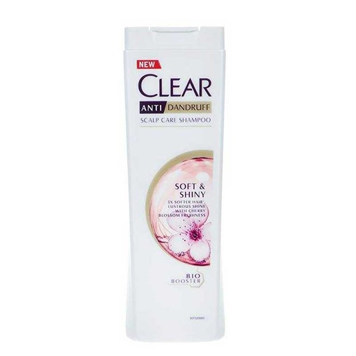 شامپو ضد شوره بانوان کلیر مدل Soft And Shiny حجم 400 میل