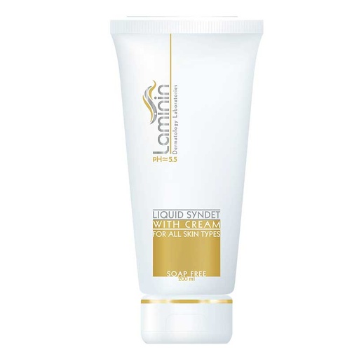 کرم ژل پاک کننده لامینین کرم دار مناسب انواع پوست ها حجم 200 میل