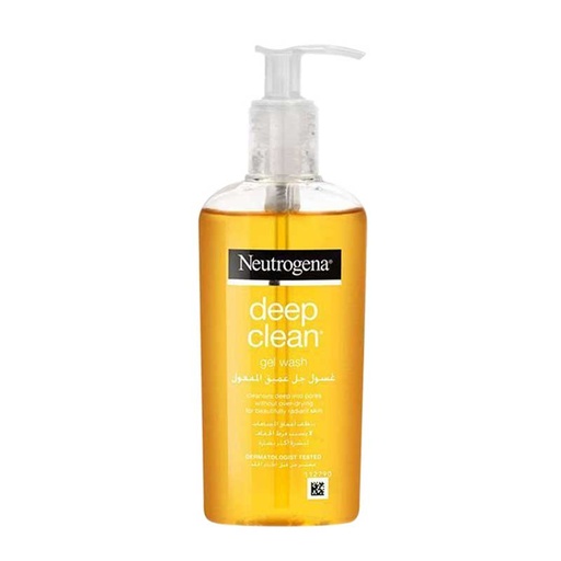 [49002] ژل شستشوی صورت پاک کننده Deep Clean عمیق پوست نوتروژینا حجم 200 میل