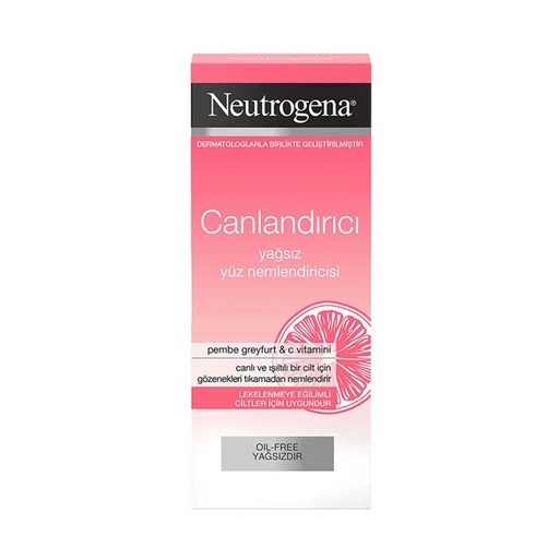 کرم مرطوب کننده فاقد چربی نوتروژینا حاوی عصاره گریپ فروت حجم 50 میل