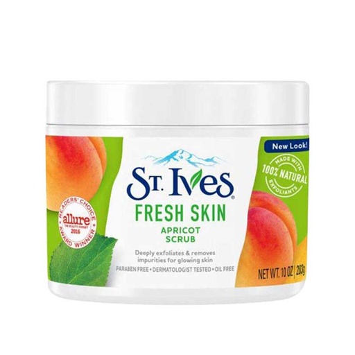 [49231] اسکراب پوست زردآلو سینت ایوز مدل Fresh Skin وزن 283 گرم