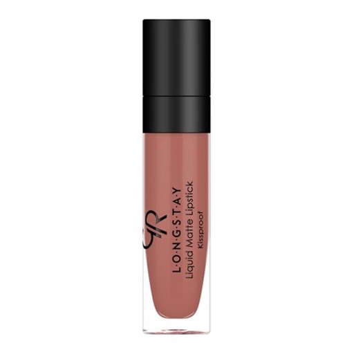 [49384] رژ لب مایع مات گلدن رز مدل Long Stay شماره 16