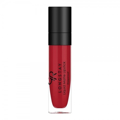 رژ لب مایع مات گلدن رز مدل Long Stay شماره 09