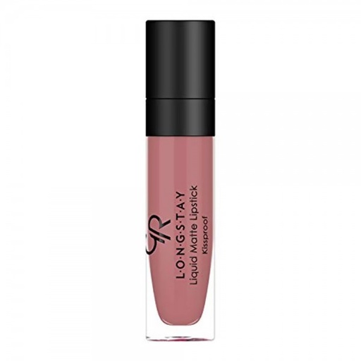 [49393] رژ لب مایع مات گلدن رز مدل Long Stay شماره 34