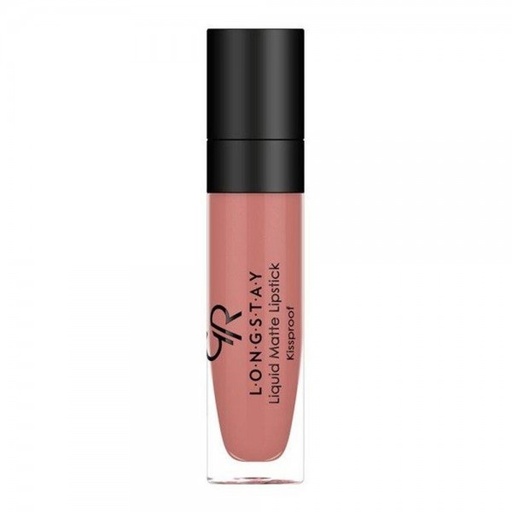 رژ لب مایع مات گلدن رز مدل Long Stay شماره 17
