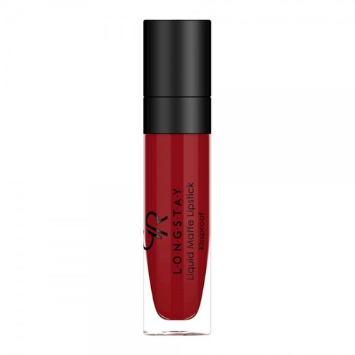 رژ لب مایع مات گلدن رز مدل Long Stay شماره 18