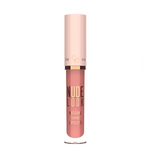 [49573] رژ لب مایع براق گلدن رز مدل Nude Look شماره 03