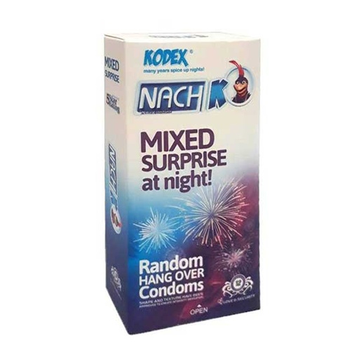 کاندوم کدکس مدل Mixed Surprise بسته 12 عددی