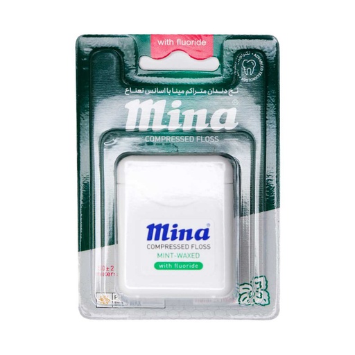 [52427] نخ دندان مینا مدل MINT WAXED متراکم