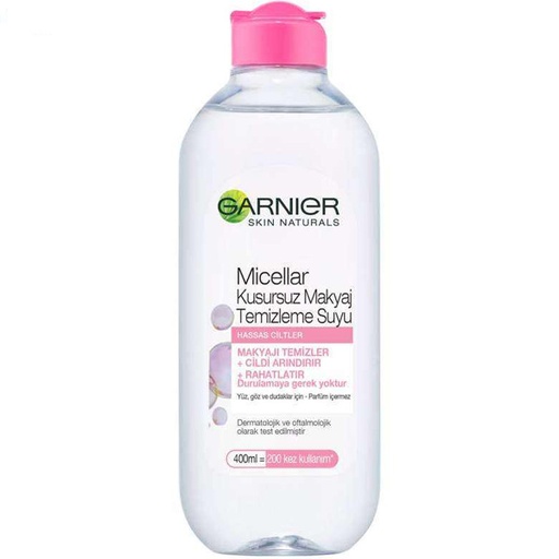 محلول پاکننده آرایش صورت گارنیه مدل ضد حساسیت حجم 400 میل