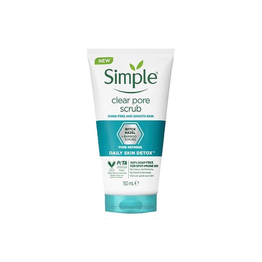 [52721] کرم شستشو صورت سیمپل مدل Skin Detox حجم 150 میل