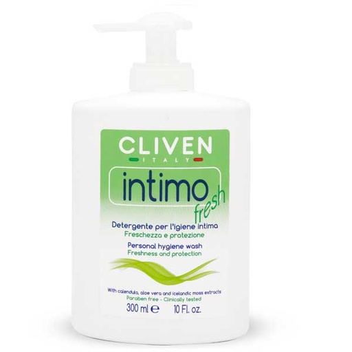 ژل شستشو بانوان کلیون مدل Fresh حجم 300 میل