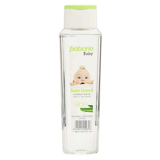 [53043] روغن بدن کودک باباریا مدل Baby Oil حجم 400 میل