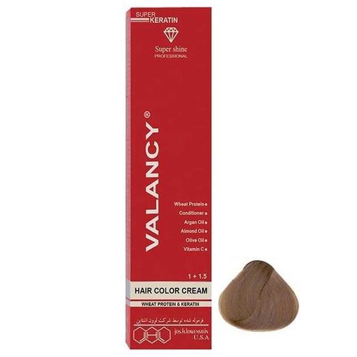 رنگ مو والانسی سری بژ مدل بلوند بژ متوسط شماره B6
