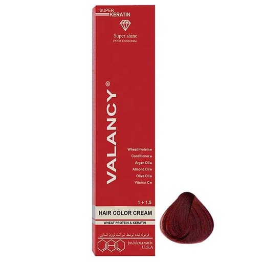 رنگ مو والانسی سری آلبالویی مدل آلبالویی شماره RF4