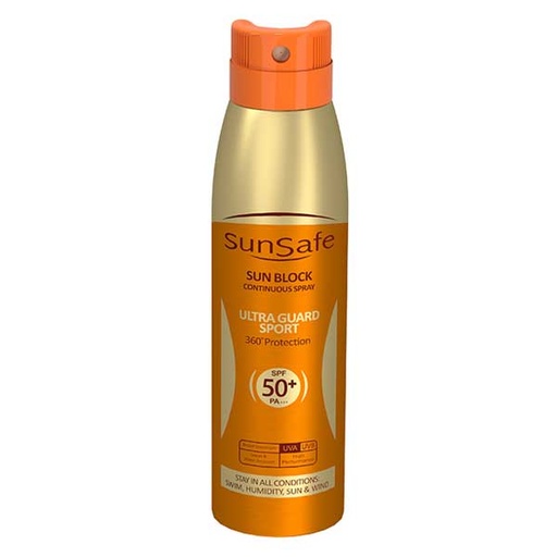 اسپری ضد آفتاب سان سیف مدل Ultra Guard حجم 150 میل
