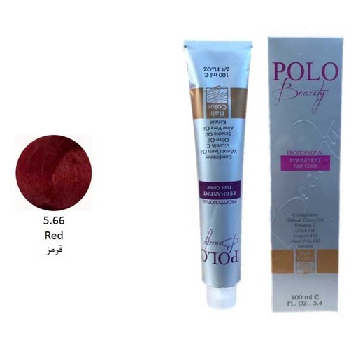 رنگ مو پلو قرمز شماره 5.66 حجم 100 میل