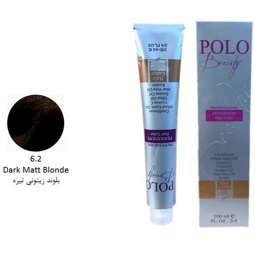 رنگ مو پلو شماره 6.2 حجم 100 میل