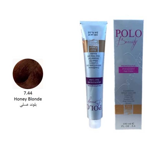 رنگ مو پلو شماره 7.44 حجم 100 میل