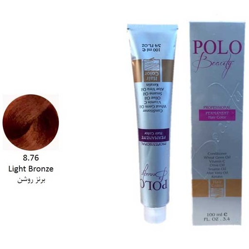 رنگ مو پلو شماره 8.76 حجم 100 میل