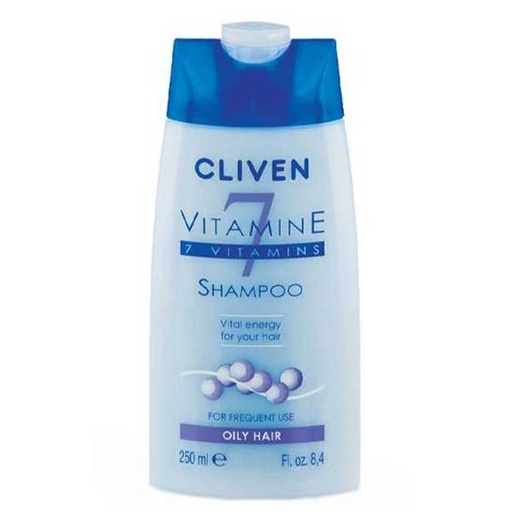 [54652] شامپو موهای چرب کلیون مدل 7 Vitamine حجم 500 میل