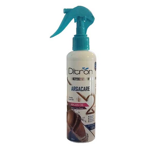 سرم مو دو فاز دیترون مدل کراتین و روغن آرگان حجم 250 میل