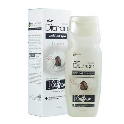 شامپو مو دیترون مدل coffron حجم 200 میل