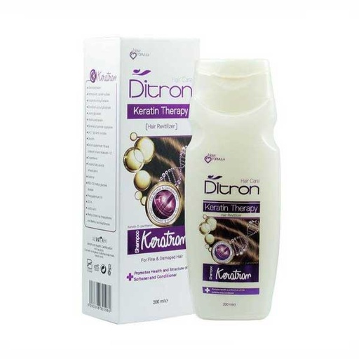 [54941] شامپو مو دیترون مدل Keratron حجم 200 میل