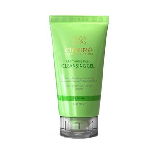 ژل پاک کننده صورت سینره مدل chamomile deep حجم 150 میل