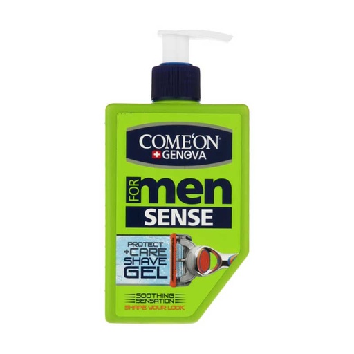 [60352] ژل اصلاح کامان مدل sense حجم 260 میلی لیتر