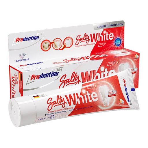 [64773] خمیر دندان پرودنتین مدل Salty White حجم 150 گرم