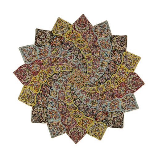 رومیزی ترمه حسینی طرح آبادیس