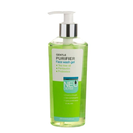[70163] ژل شستشو صورت نئودرم مدل Gentle Purifier پوست چرب حجم 200 میلی لیتر