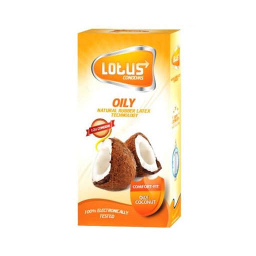 [72953] کاندوم لوتوس مدل Oily بسته 12 عددی