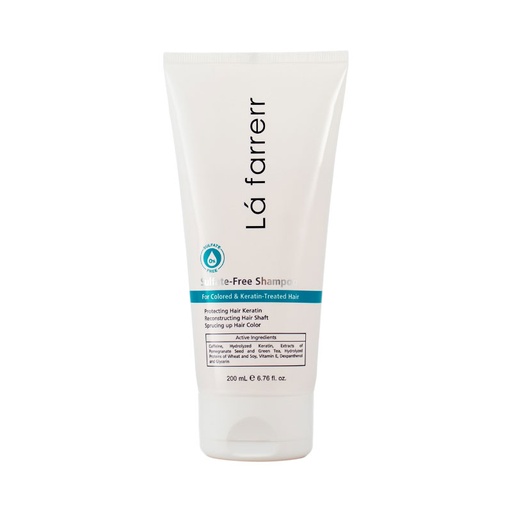 شامپو بدون سولفات لافارر مناسب موهای رنگ و کراتین شده 200میل