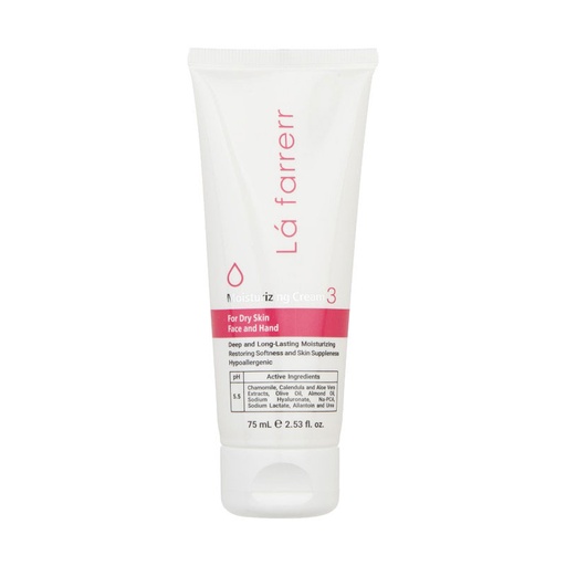 [73910] کرم مرطوب کننده صورت و دست لافارر (3) مدل Dry Skin مخصوص پوست های خشک حجم 75 میل